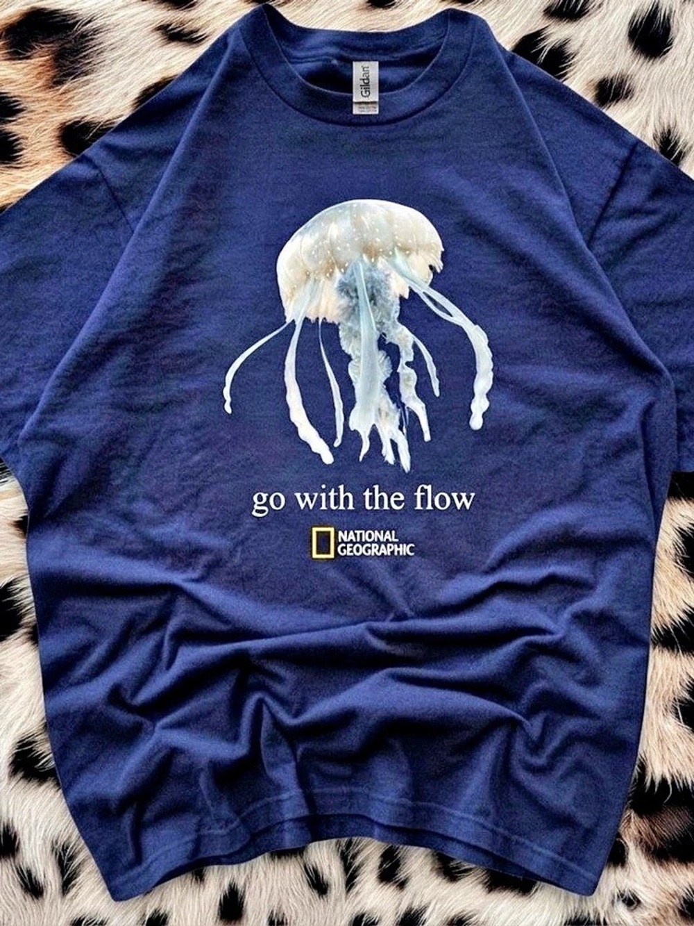 National Geographic Go With The Flow Jellyfish T-Shirt in Blue